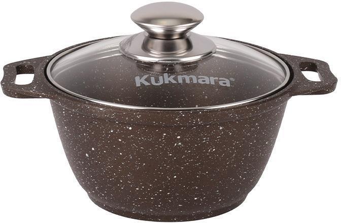 KUKMARA Кмк12а а/пр литая 1,0л стекл/кр Кофейный мрамор