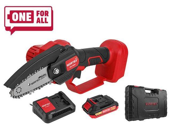 Аккум. мини-пила WORTEX LX CEC 2518-1 в чем. ALL1 XLT SET 18В, 12.5 см, фото 2