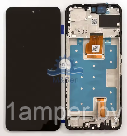 Дисплей Original для HONOR X7C В сборе с тачскрином. С рамкой. Черный