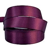 Лента атласная, 25 мм*23 м, сливовый