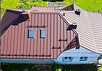 Снегозадержатель для фальцевой кровли Grand Line RAL 8017 3м
