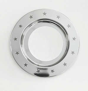 Тарелка металлическая 6" БЕЗ ВКЛАДЫША, с подставкой