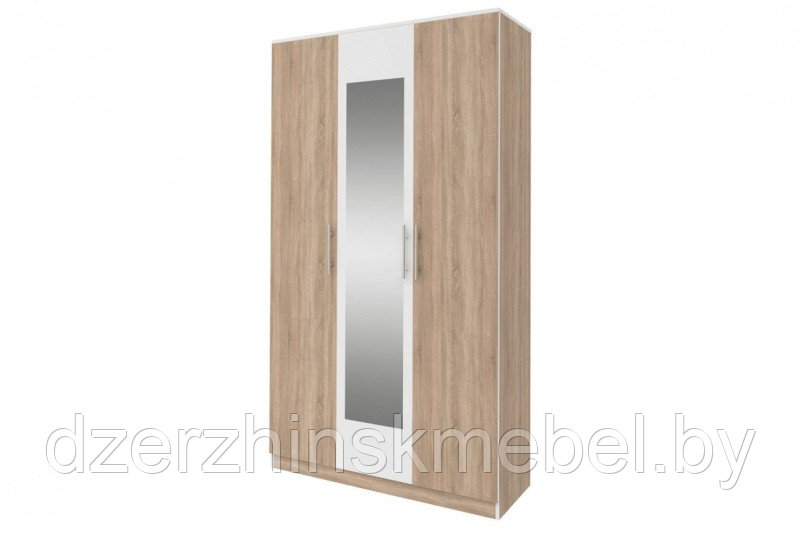 Шкаф 3-створчатый Оливия СТЛ.109.06 дуб сонома/белый