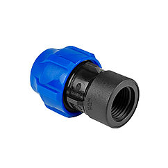 Муфта ПНД 20 мм x 1/2" компрессионная соединительная c внутренней резьбой VALFEX