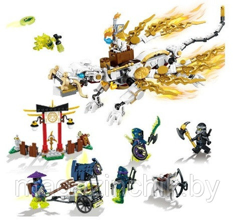 Конструктор Ниндзяго NINJAGO Дракон мастера Сэнсэя Ву 10397, 573 дет, аналог Лего Ниндзя го (LEGO) 70734 - фото 5 - id-p34854295