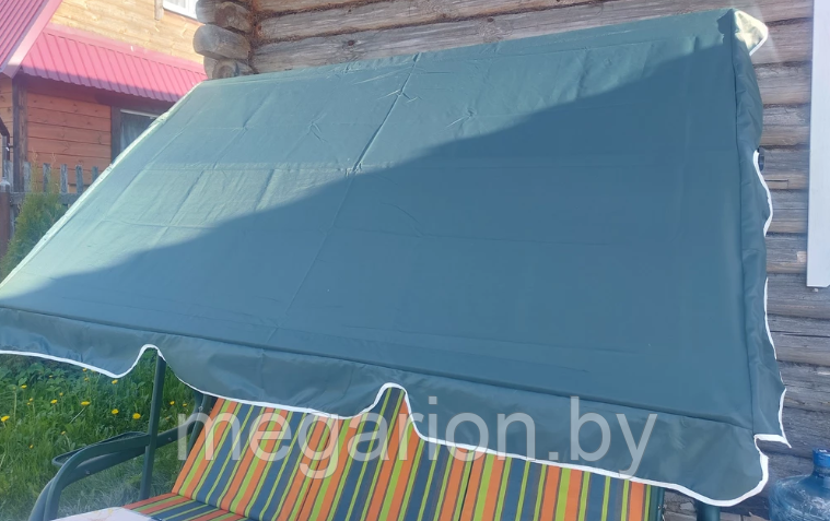 Крыша для садовых качелей Люкс-М/Атлант зеленый (оксфорд)