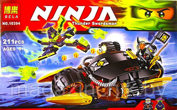 Конструктор Ниндзяго NINJAGO Бластер-байк Коула 10394, 211 дет, аналог Лего Ниндзя го (LEGO) 70733 - фото 6 - id-p34854393