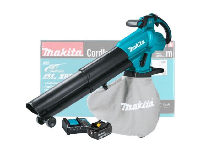 Аккум. воздуходувка MAKITA LXT DUB187T001 в кор. ( LXT BL 18В, 4,2 м3/мин, 64 м/с, мешок25л,