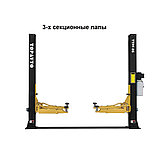 Подъемник двухстоечный TTPF-9s трехсекционные лапы, фото 2