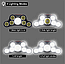 Налобный светодиодный фонарь Led Highlight USB Headlight F-T26 (4 режима работы), фото 5