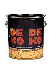 Защитно-декоративный состав для древесины DEKO Дуб 4 кг