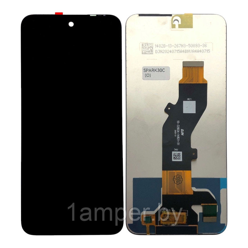 Дисплей Original для Tecno Spark 30C/KL5N В сборе с тачскрином. С рамкой.