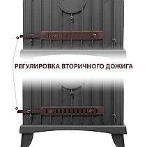 Чугунная Печь-камин Везувий KZ-14S "Антрацит", фото 3