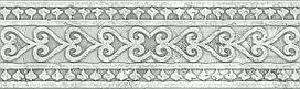 Керамогранит  Absolute Keramika 29,8*9,8 Papiro B grey cenefa
