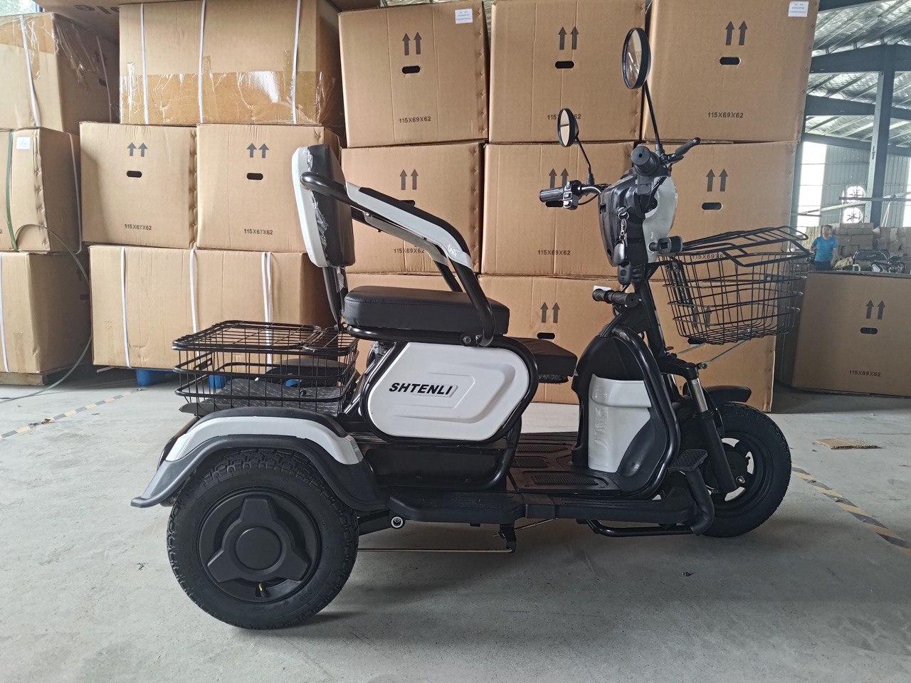Электрический трицикл SHTENLI Model 30 SLA 12Ач48В (аккумулятор 4шт 12Ач12В)