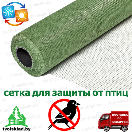 Сетка от птиц, рулон 2х100 метров, фото 2