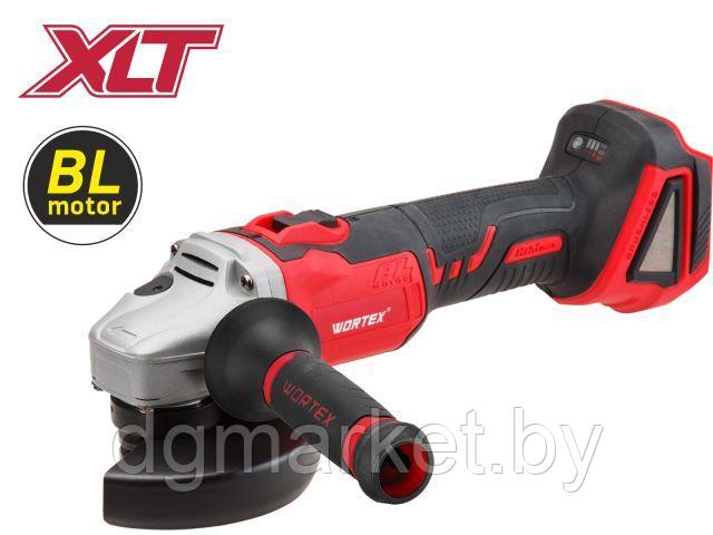 Аккум. углошлифмашина WORTEX CAG 1812 E в кор. ALL1 XLT SOLO БЕСЩЕТ., 18 В, 125 мм, 8000 об/мин (рег. об.)