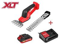 Аккум. ножницы садовые WORTEX SG 1820 в кор. + насадка-кусторез ALL1 XLT SET (18.0 В, 1 акк., 2.0 А/ч, Li-Ion,