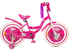 Велосипед детский Favorit Kitty 20" от 6 до 9 лет Малиновый