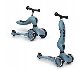Детский трехколесный самокат с сиденьем Scoot & Ride Highwaykick 96271