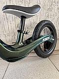 Беговел Slider FM010G (зелёный) надувные колёса 12 дюймов, фото 3