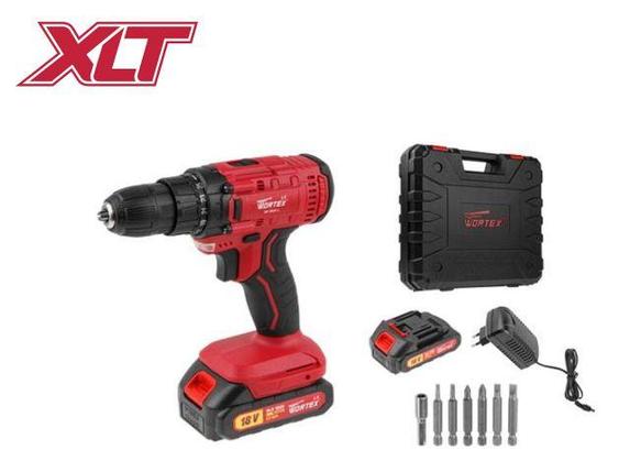 Аккум. дрель-шуруповерт WORTEX LX BD 1820 Li в чем. ALL1 XLT, 18 В, 30 Н*м, 2х2 А*ч, БЗП 10 мм, фото 2