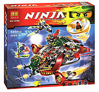 Конструктор Ниндзяго NINJAGO Корабль R.E.X Ронина 10398, 546 дет, аналог Лего Ниндзя го (LEGO) 70735