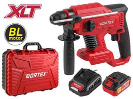 Аккум. перфоратор WORTEX CRH 1820-2 в чем. ALL1 XLT SET БЕСЩЕТ., 18 В, 2.2 Дж, 20 мм, 1х4 А*ч