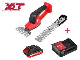 Аккум. ножницы садовые WORTEX SG 1820 в кор. + насадка-кусторез ALL1 XLT SET (18.0 В, 1 акк., 2.0 А/ч, Li-Ion,