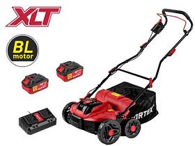 Аккум. аэратор-скарификатор WORTEX CAE 3736 ALL1 XLT SET БЕСЩЁТ.ДВИГ., 18В+18В, шир. 37 см (2 4Ач акб, зу, вал