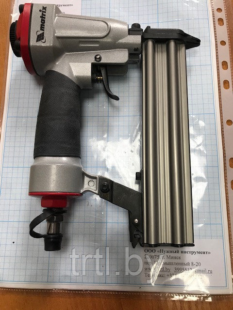 Нейлер степлер пневматический 2 в 1 (гвозди 10-50мм, скобы 13-40мм MTX) код 1.14004