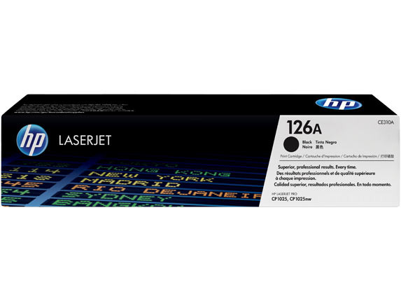 Картридж 126A/ CE310A (для HP Color LaserJet Pro CP1020/ CP1025/ M175/ M275) чёрный