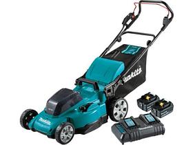 Газонокосилка аккумуляторная MAKITA LXT DLM480CT2 (36.0 В, 2 акк., 5.0 А/ч, Li-Ion, шир. 480 мм, выс. 20-100