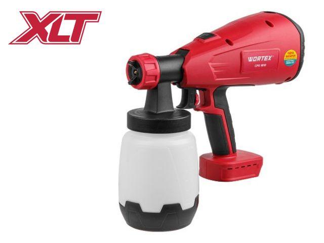 Аккумуляторный АКБ краскораспылитель краскопульт WORTEX CPS 1810 в кор. ALL1 XLT LXT SOLO 18В, 700 мл/мин, 1 л