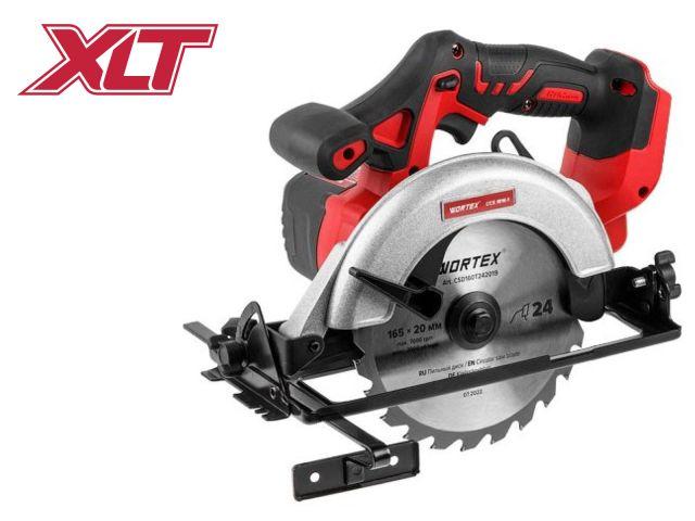 Аккумуляторный циркулярная пила WORTEX (Вортекс) CCS 1816-1 в коробке ALL1 XLT SOLO 18 В, 165 мм, до 55 мм