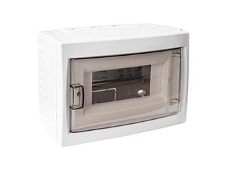 Бокс пластиковый 8 модулей наружный с крышкой IP 20, BYLECTRICA (212х147,7х104 мм)