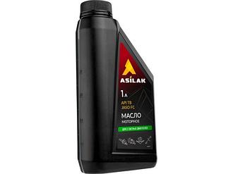 Масло моторное 2-х тактное ASILAK 1 л (JASO FC,  API TB,)