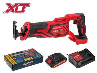Сабельная пила Аккумуляторная АКБ WORTEX CSR 1118 E в кор. ALL1 XLT LXT SET 18В, 1 акк., 2 Ач, дер. 115 мм (18