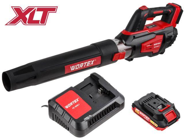 Аккумуляторная АКБ воздуходувка WORTEX BB 2018 D ALL1 XLT LXT SET 18 В, 2 Ач акб, макс.объём 570 м куб/ч