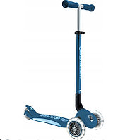 Трёхколёсный самокат Globber Primo Foldable Plus Lights | Blue 439-601-2