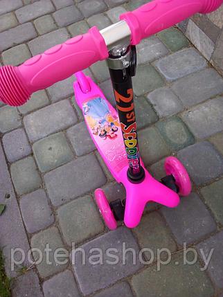 Самокат Scooter мини, от 2 до 5 лет, арт. 038, розовый, фото 2