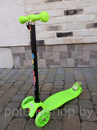 Самокат Scooter Maxi от 3 лет, арт. 036S, салатовый, фото 2