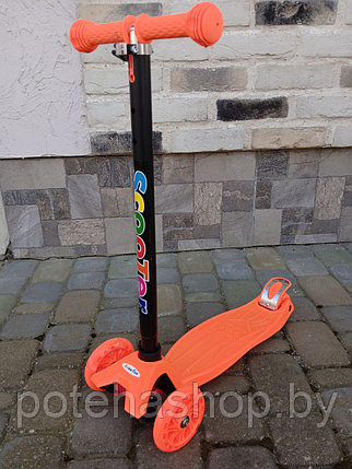 Самокат Scooter Maxi от 3 лет, арт. 036S, оранжевый, фото 2
