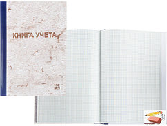 Книга учета Attache А4, 192 листа, клетка, типографская бумага, обложка - картон, арт.1184622