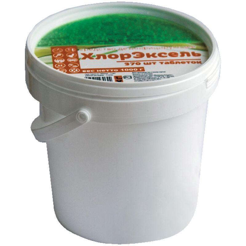 ХлорЭксель, таб. 2,7 г, ведро 1,0 кг, средство дезинфицирующее