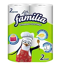 Полотенца бумажные 2сл 2рул FAMILIA CLASSIC 16шт/спайка, ЦЕНА БЕЗ НДС
