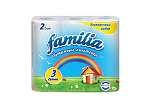 Полотенца бумажные 2сл 3рул FAMILIA РАДУГА 16шт/спайка ЦЕНА БЕЗ НДС