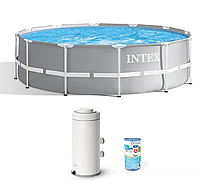 Бассейн каркасный 26706 Prism Frame Pool Intex 305 х 99см, фильтр-насос 2006 л.ч