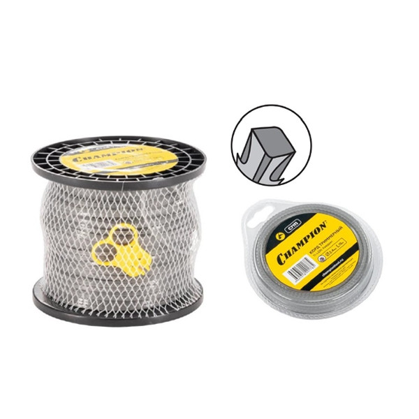 Корд трим. TI-LON 3,0 мм*121 м(зубчатый квадрат)+нож