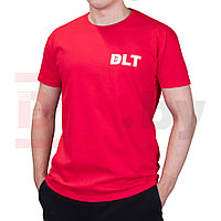 Футболка DLT, размер XXL, красная, арт.4340